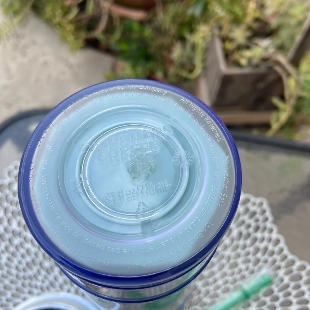 Starbucks Chiseled Prism Tumbler w/ dome